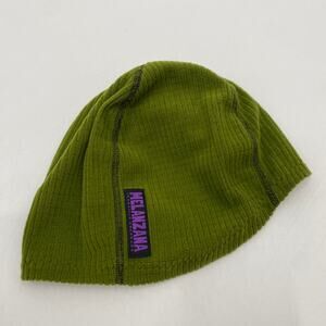 Melanzana green beanie